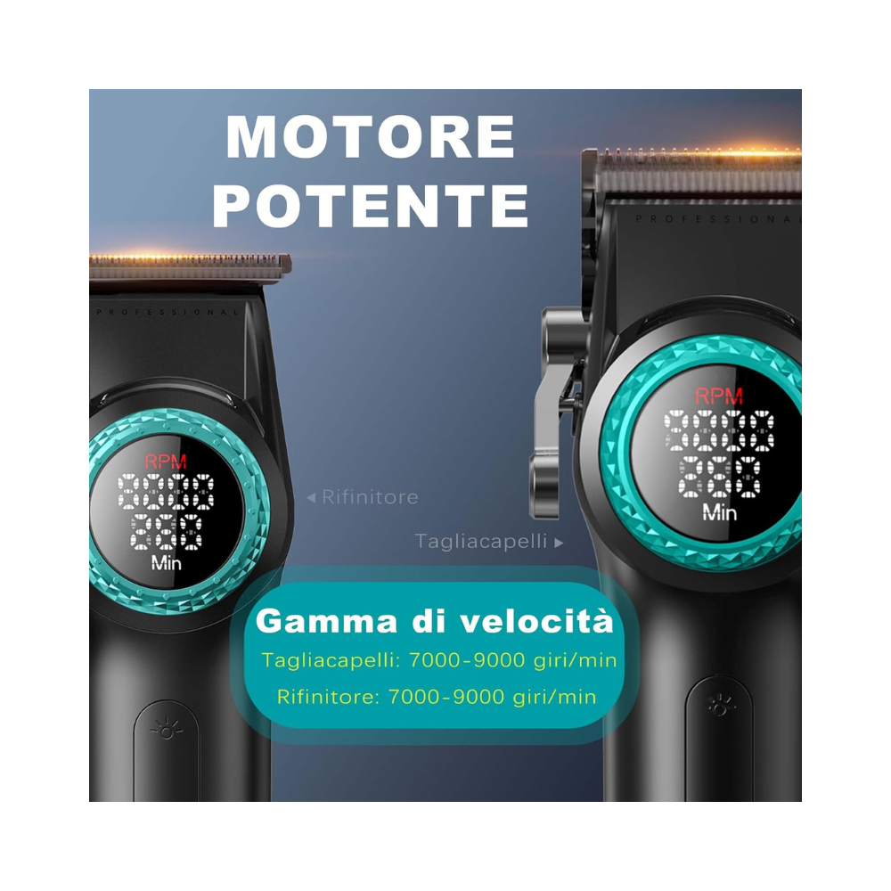 VGR STEPLESS PRO 4 IN 1 - PROFESSIONAL BARBER COMBO VGR