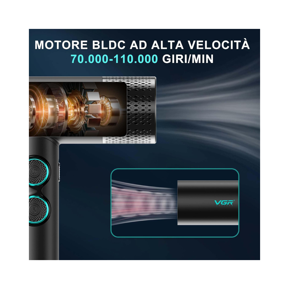 VGR STEPLESS PRO 4 IN 1 - PROFESSIONAL BARBER COMBO VGR