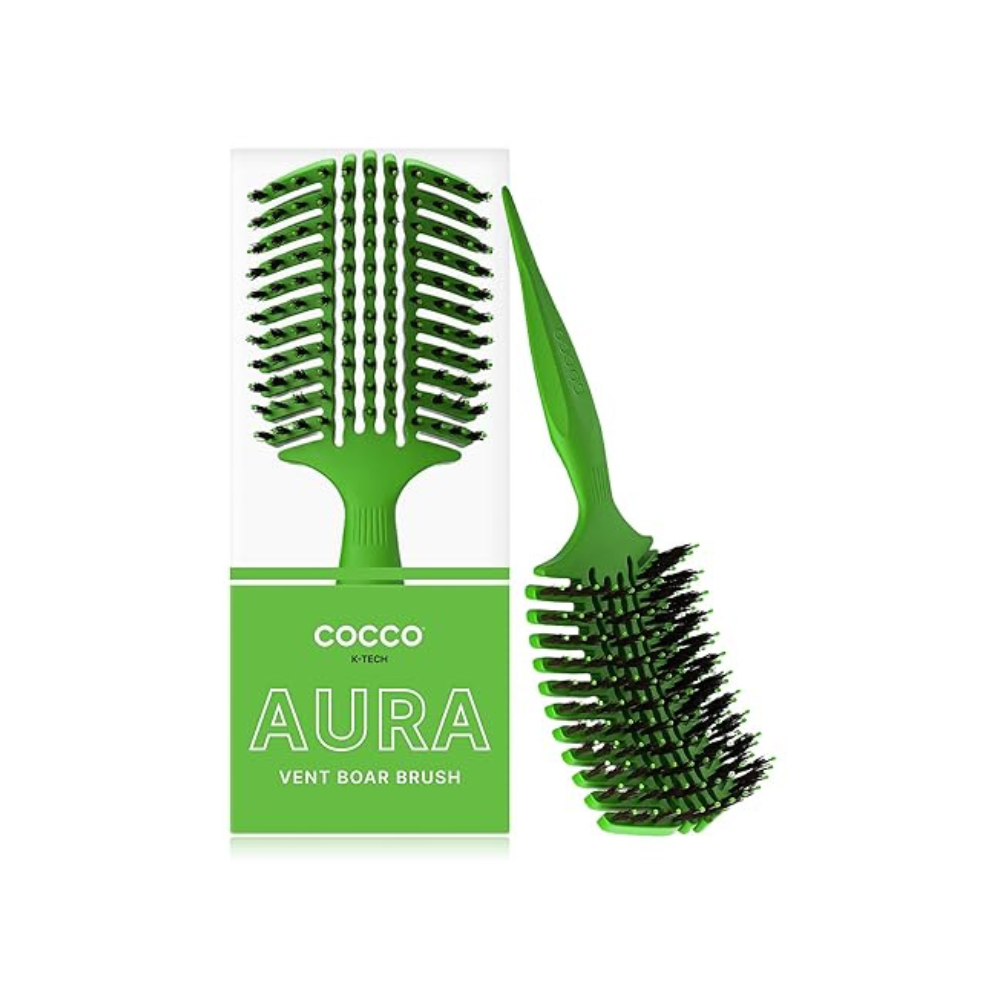 COCCO AURA VENT BOAR BRUSH - nero
