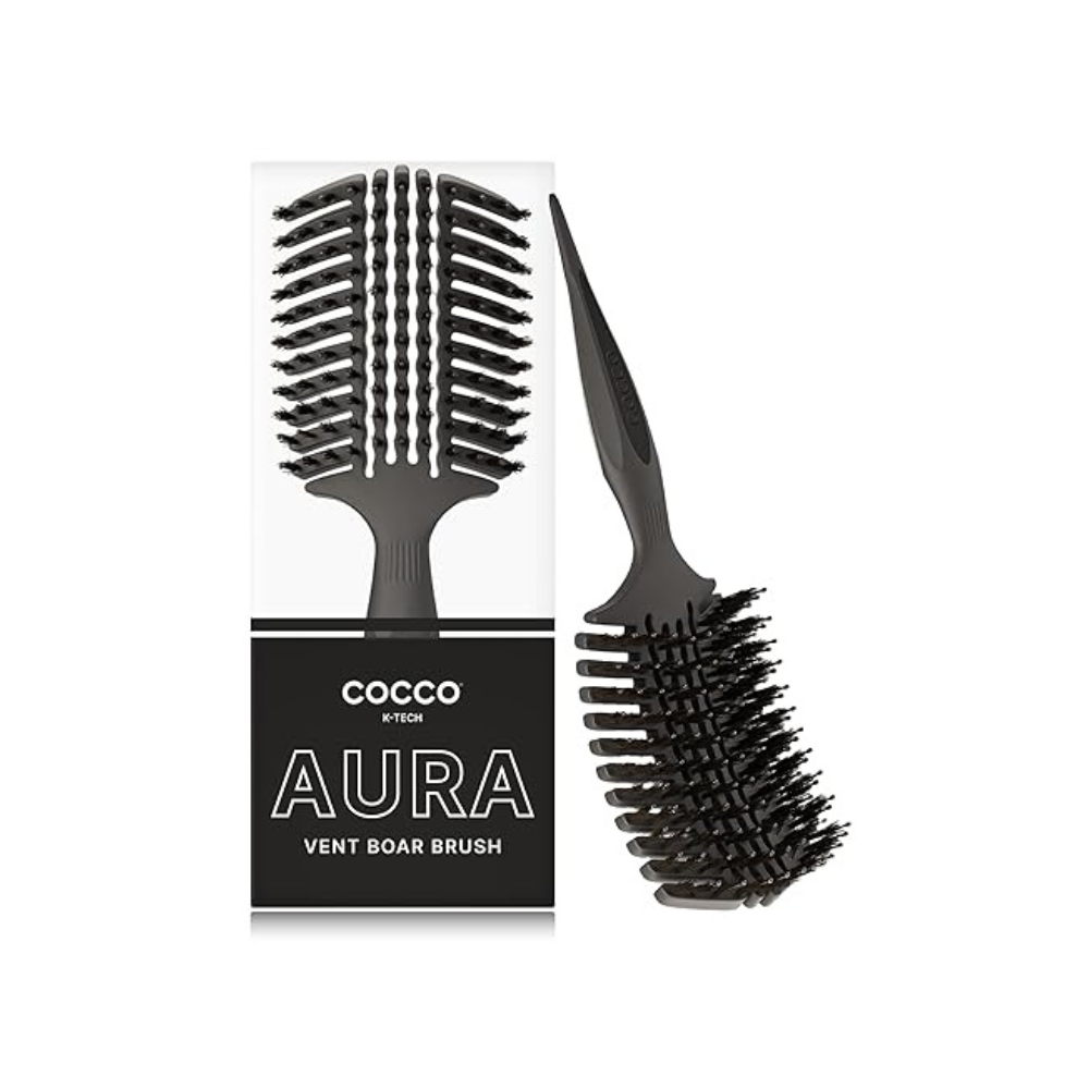 COCCO AURA VENT BOAR BRUSH - nero