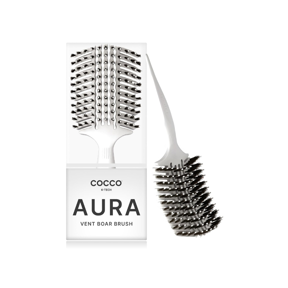 COCCO AURA VENT BOAR BRUSH - nero
