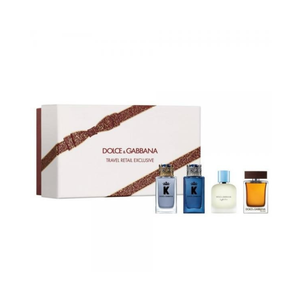 Dolce & Gabbana Travel Retail Exclusive Set for Man 4 Mini Size x 5ml dolce e gabbana