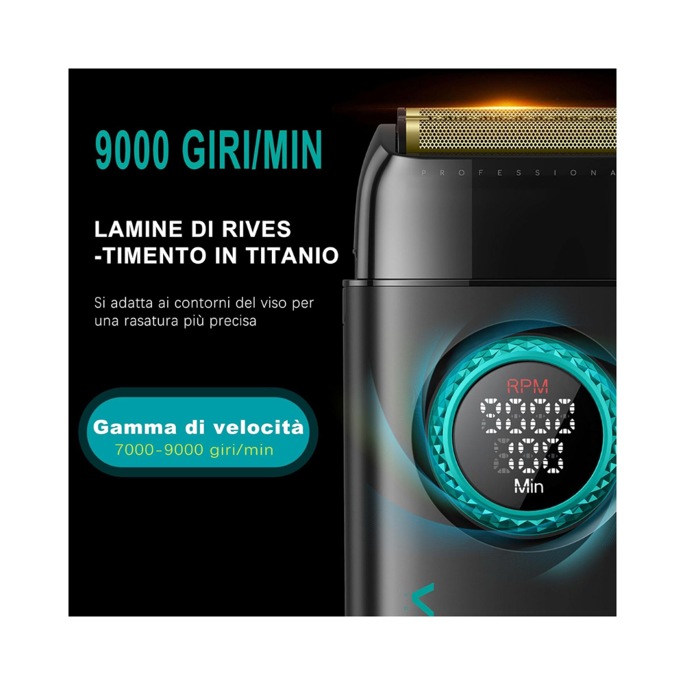 VGR STEPLESS PRO 4 IN 1 - PROFESSIONAL BARBER COMBO VGR