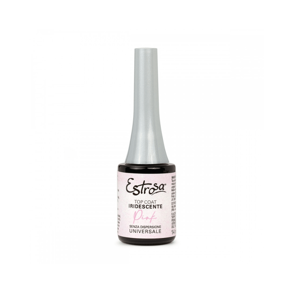 Estrosa - Top Coat Pink Iridescente 14ml - Romidò Shop - Prodotti Per Parrucchieri, Estetiste e Barber