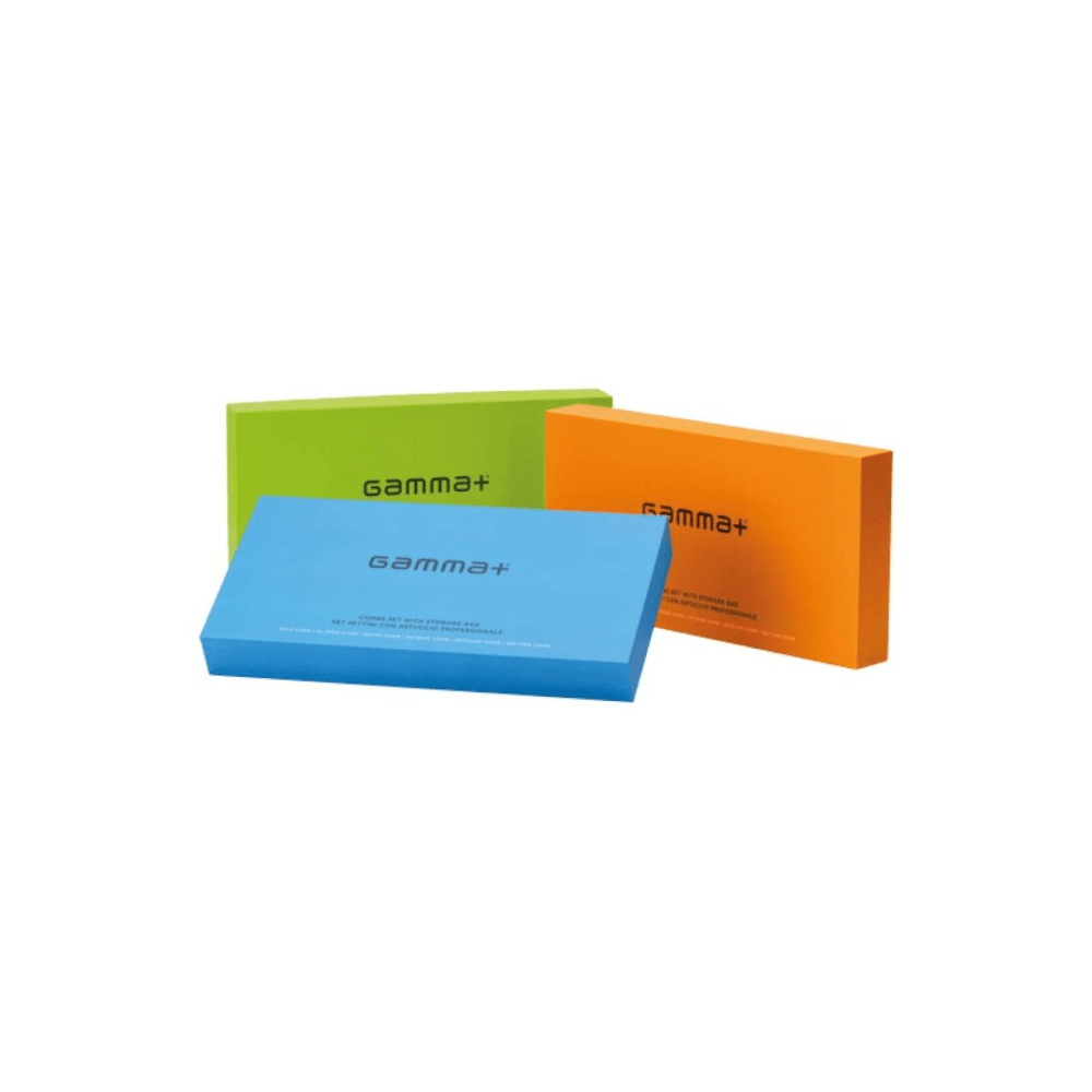 Gamma+ Set Pettini 6pz Astuccio Verde - Romidò Shop - Prodotti Per Parrucchieri, Estetiste e Barber